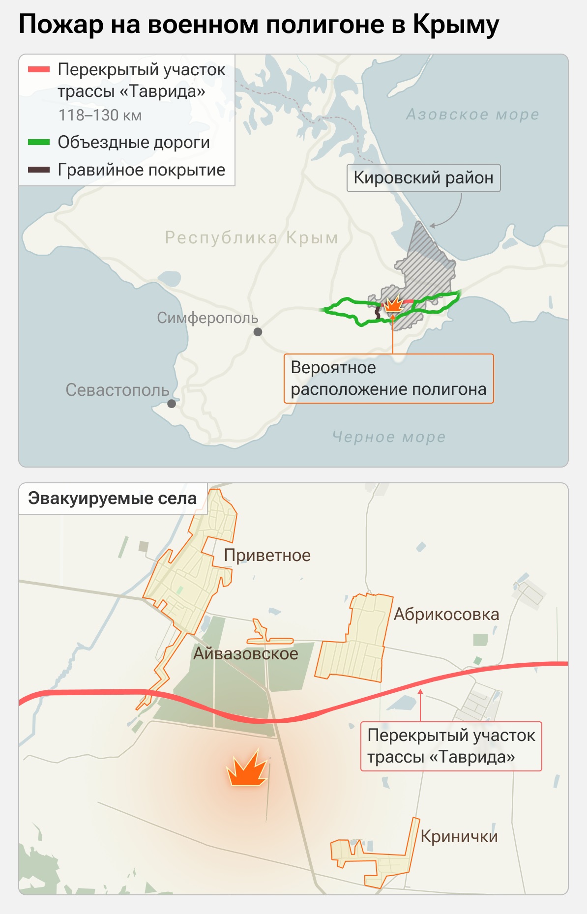 В Крыму возобновили движение машин по трассе «Тарвида»