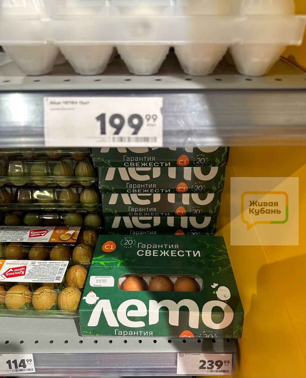 Сколько стоят яйца перед Пасхой: обзор цен на Кубани