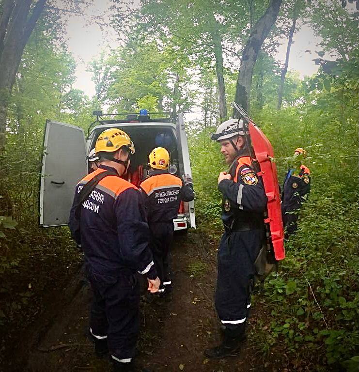 В горах Сочи турист сломал ногу и застрял у «Орлиных скал»