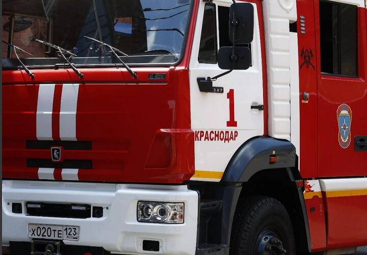 В Краснодаре пожарные ликвидировали возгорание