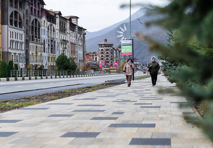 В Сочи открыли горную пешеходную зону длиной 5,6 км между Красной Поляной и Эстосадком