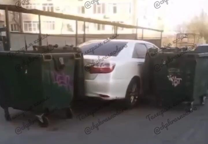 «Камри» на мусор: «автохама» наказали находчивые краснодарцы