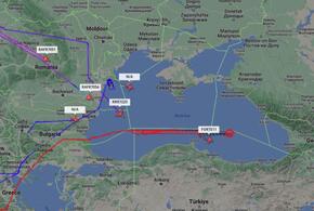 Самолет «Боинг» и БПЛА замечены на радарах у Черного моря