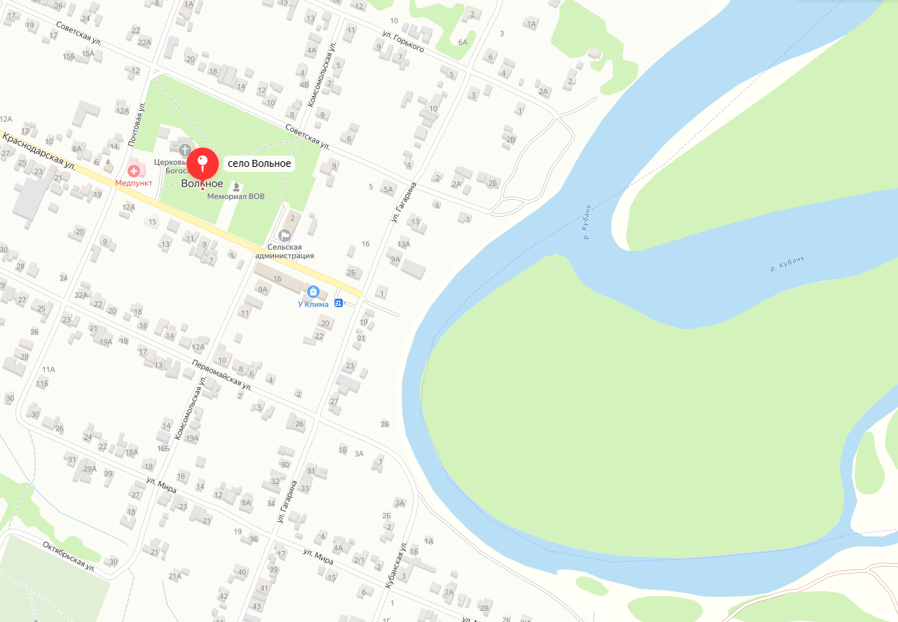 В селе Вольном Краснодарского края река угрожает разрушить дома