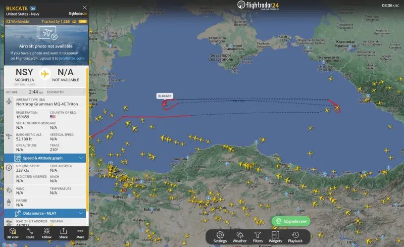 Фото: flightradar24.com