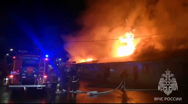 Пять человек погибли при пожаре в кафе «Полигон»