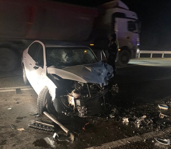 В Адыгее произошло смертельное ДТП с участием трех автомобилей