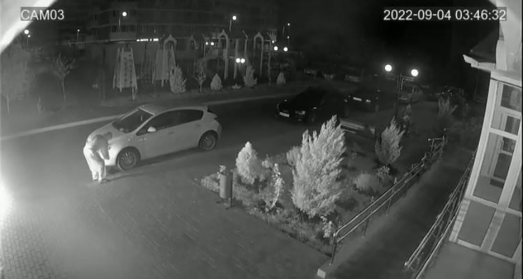 Тарасов сжег машину