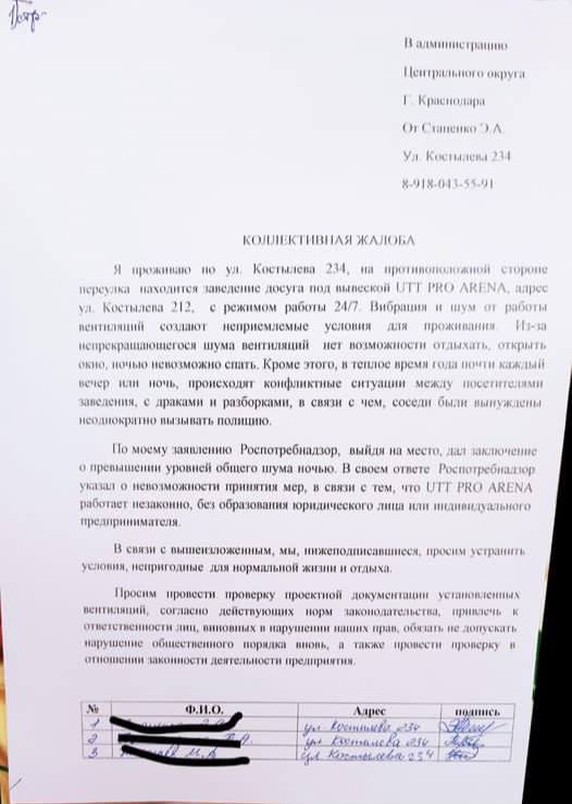 Жители Краснодара пожаловались на шумную кальянную