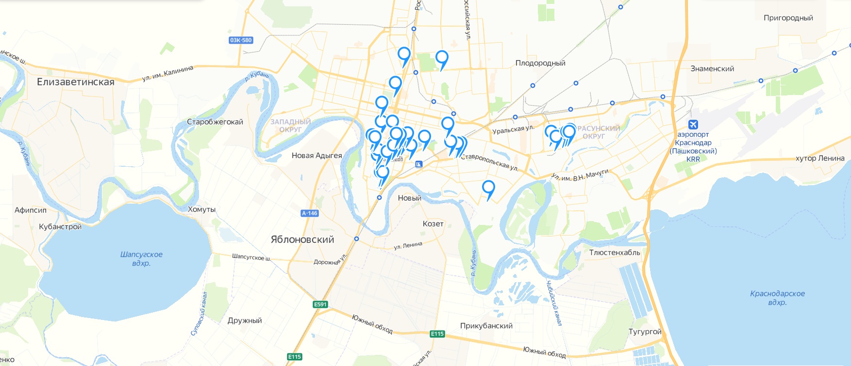 Карта бомбоубежищ саратова
