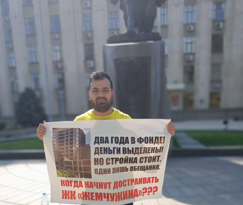 В Краснодаре после акций протеста дольщиков приступили к достройке «Жемчужины»