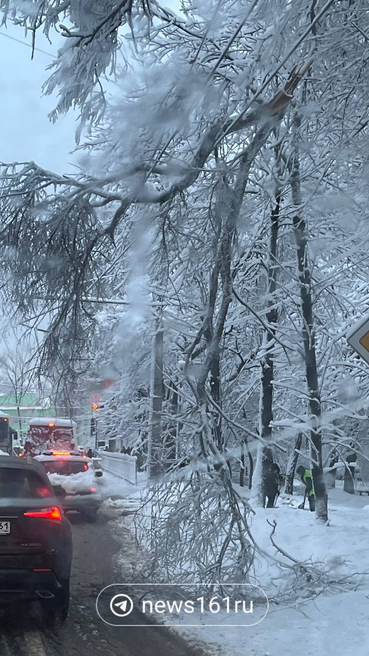 Снегопад в Ростове