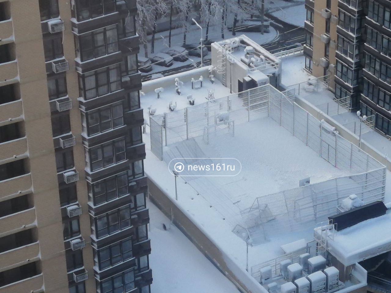 Снегопад в Ростове