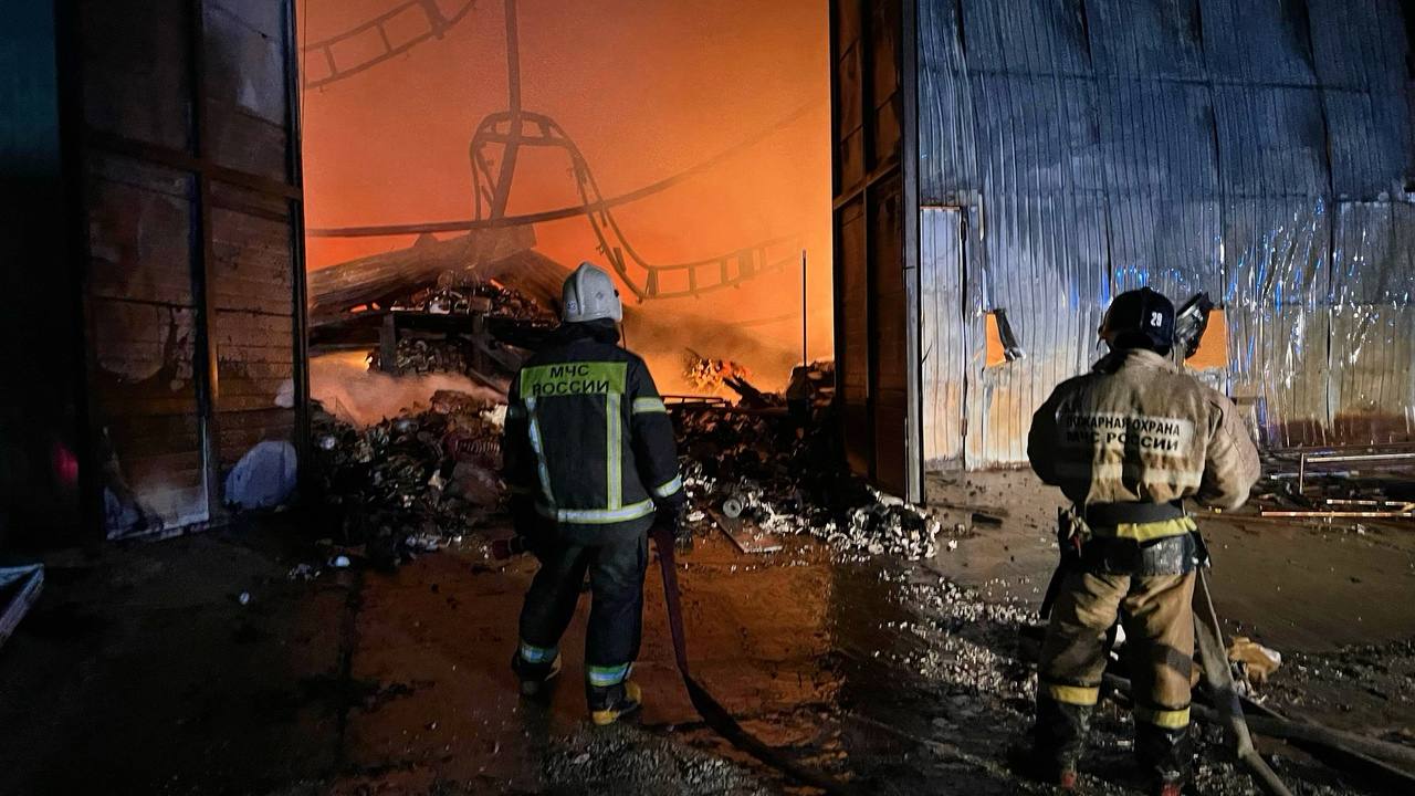 Пожар в Геленджике