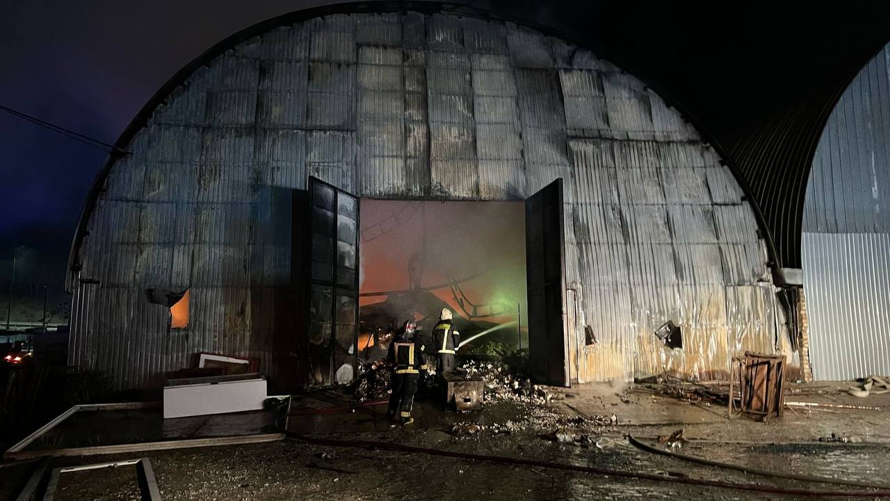 Пожар в Геленджике