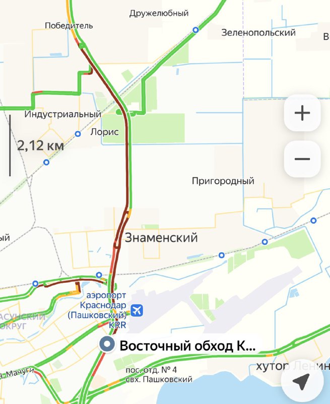 Пробка на Восточном обходе