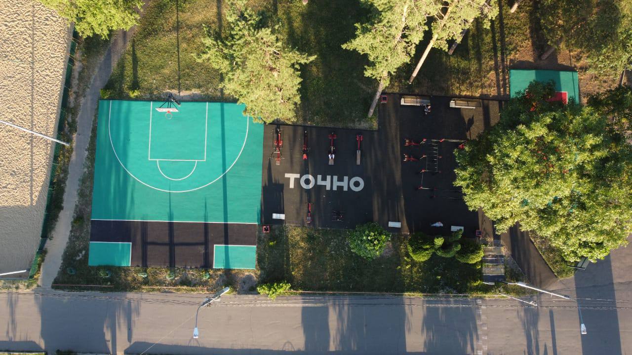 ГК ТОЧНО реконструировала спортплощадку в краснодарском парке «Солнечный остров»