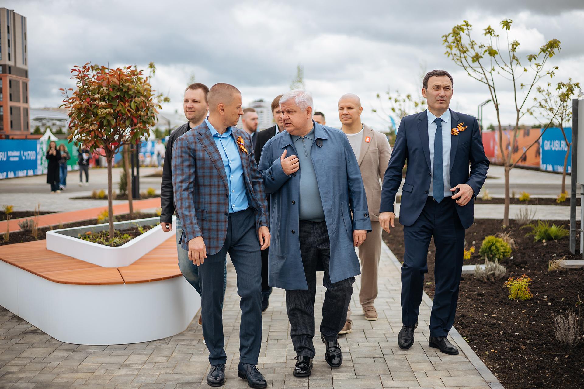 В Краснодаре открылась первая в регионе Аллея олимпийских чемпионов Кубани