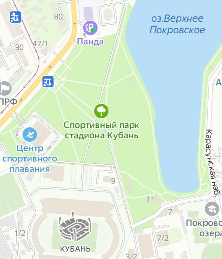 Карта парки кубани где действует