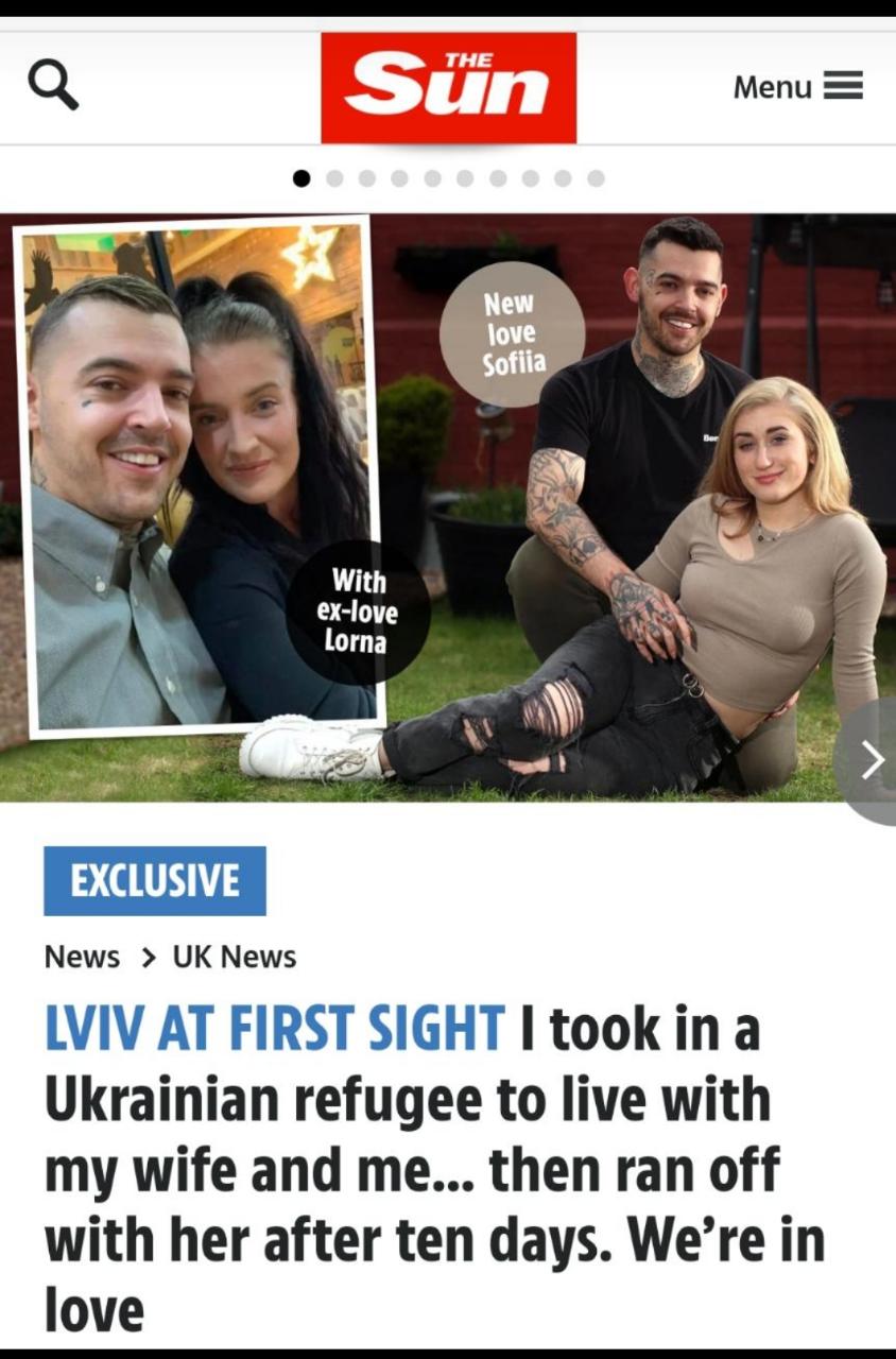 Британец избавился от украинской беженки, разбившей его семью