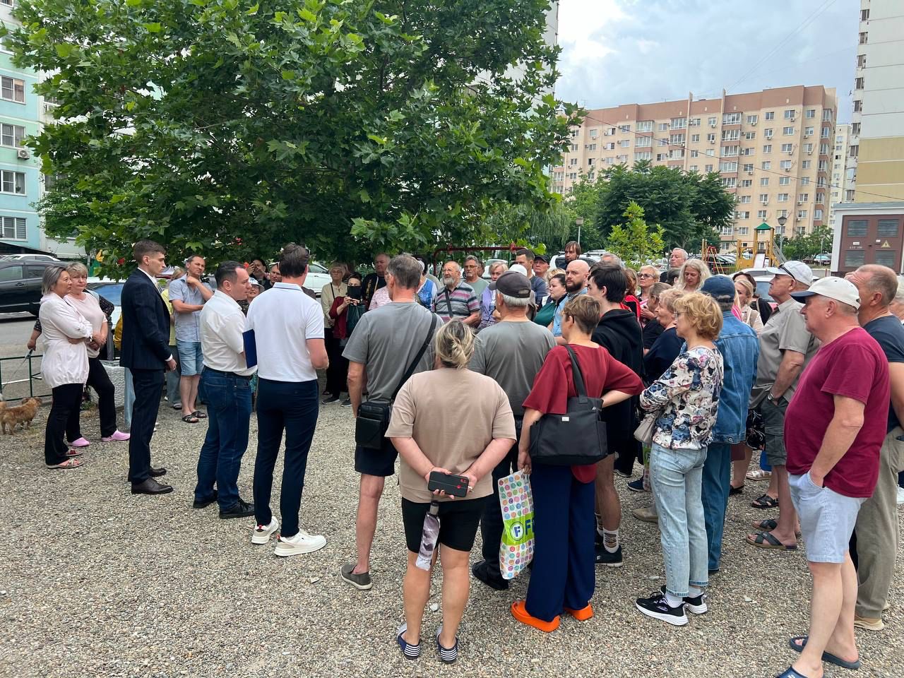 Собрание жильцов с КПРФ в Новороссийске 