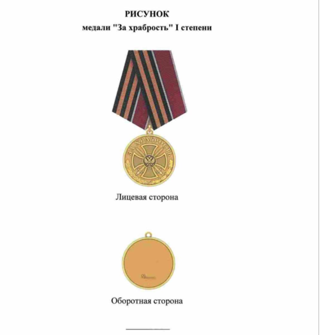 «За храбрость»: Путин учредил новую медаль