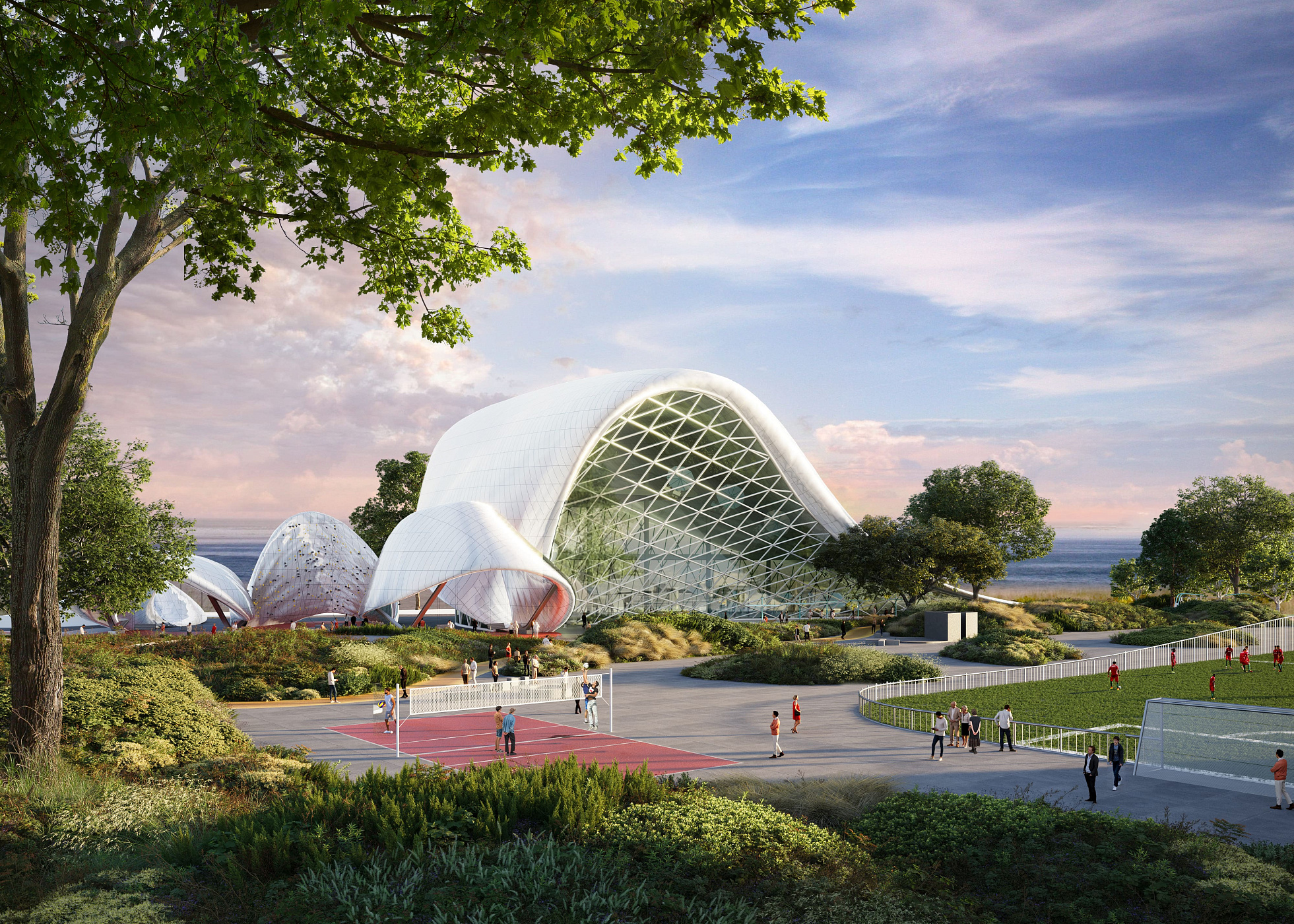 В Краснодарском крае показали, как будет выглядеть курорт «Новая Анапа»