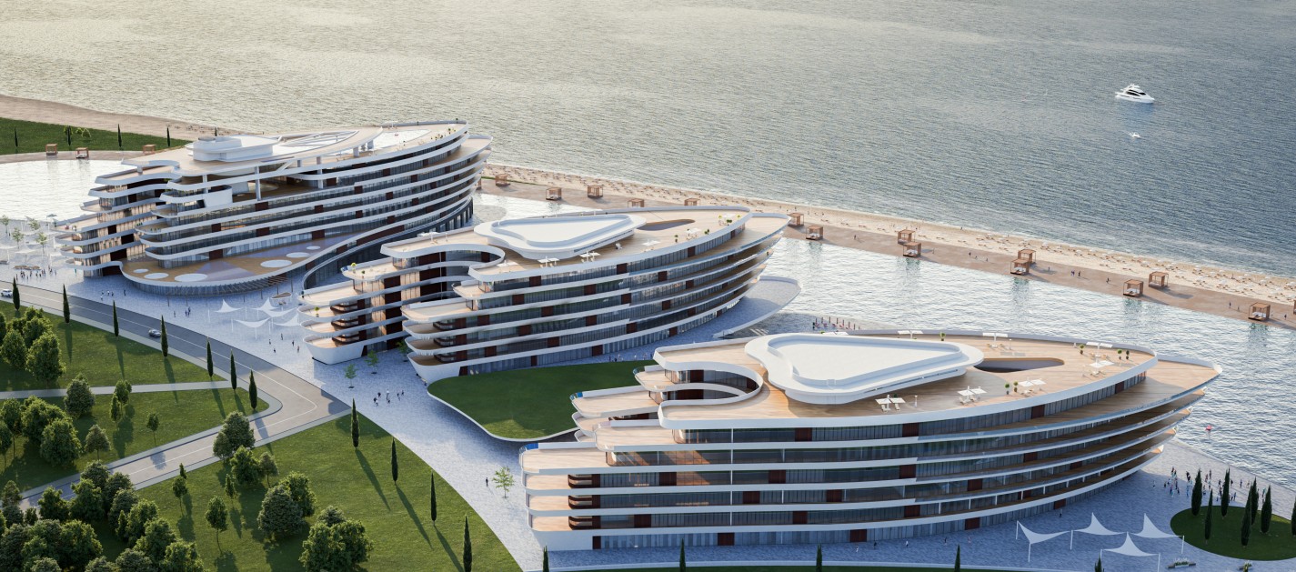 В Краснодарском крае показали, как будет выглядеть курорт «Новая Анапа»