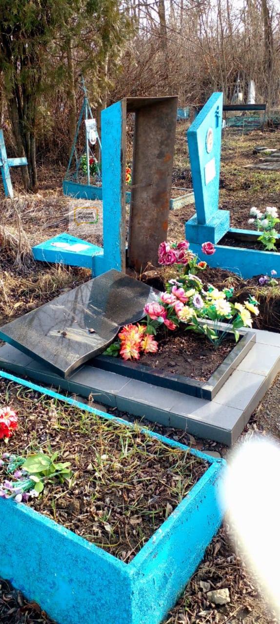 Два подростка разгромили кладбище в селе Воскресенском