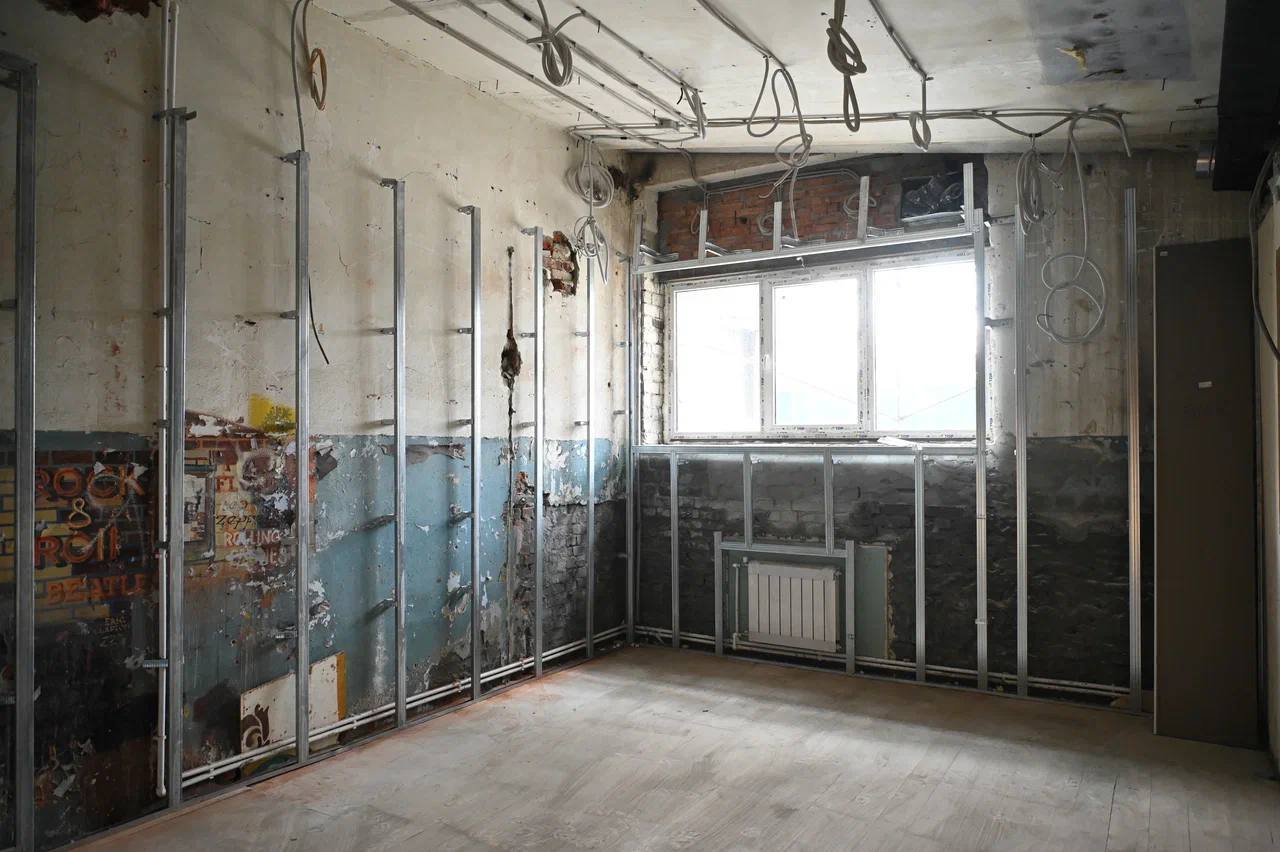 Ремонт кинотеатра "Болгария"