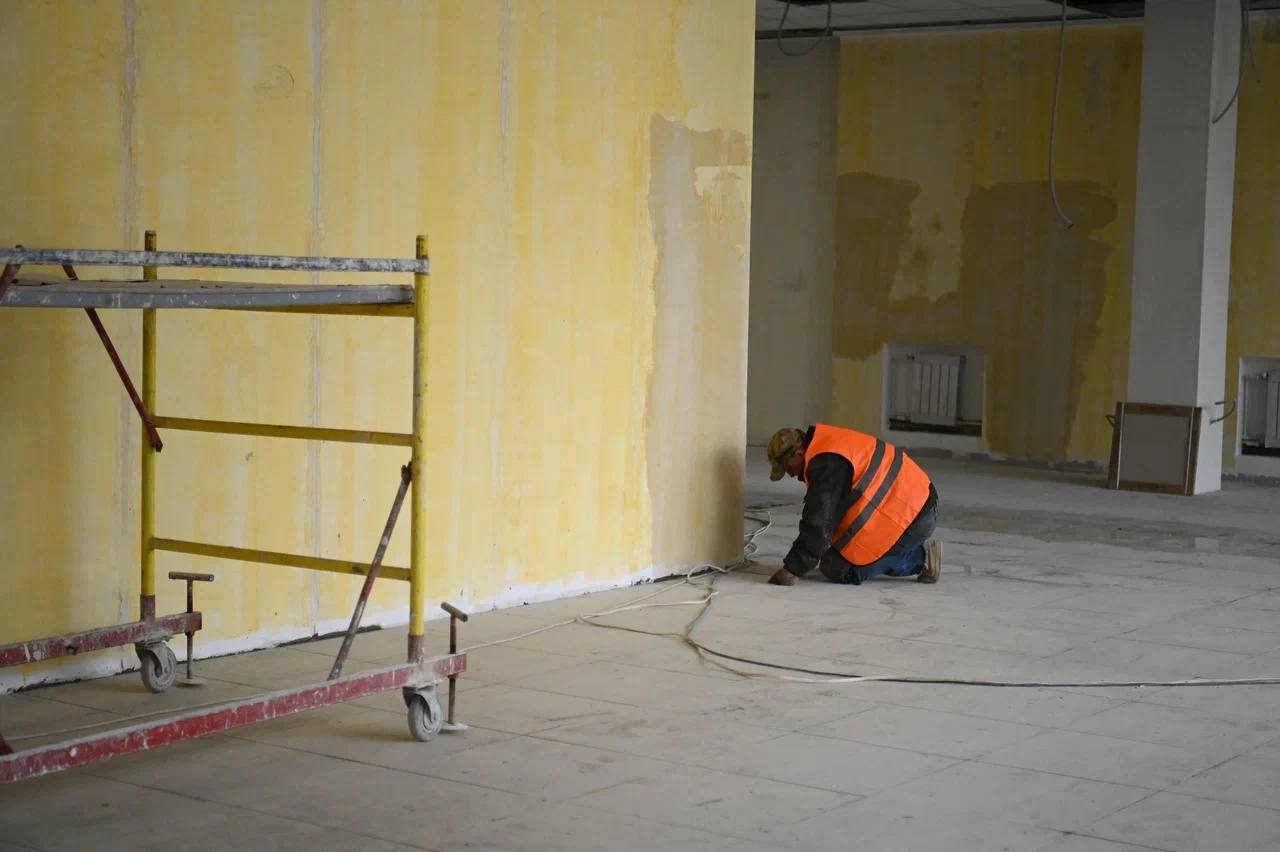 Ремонт кинотеатра "Болгария"