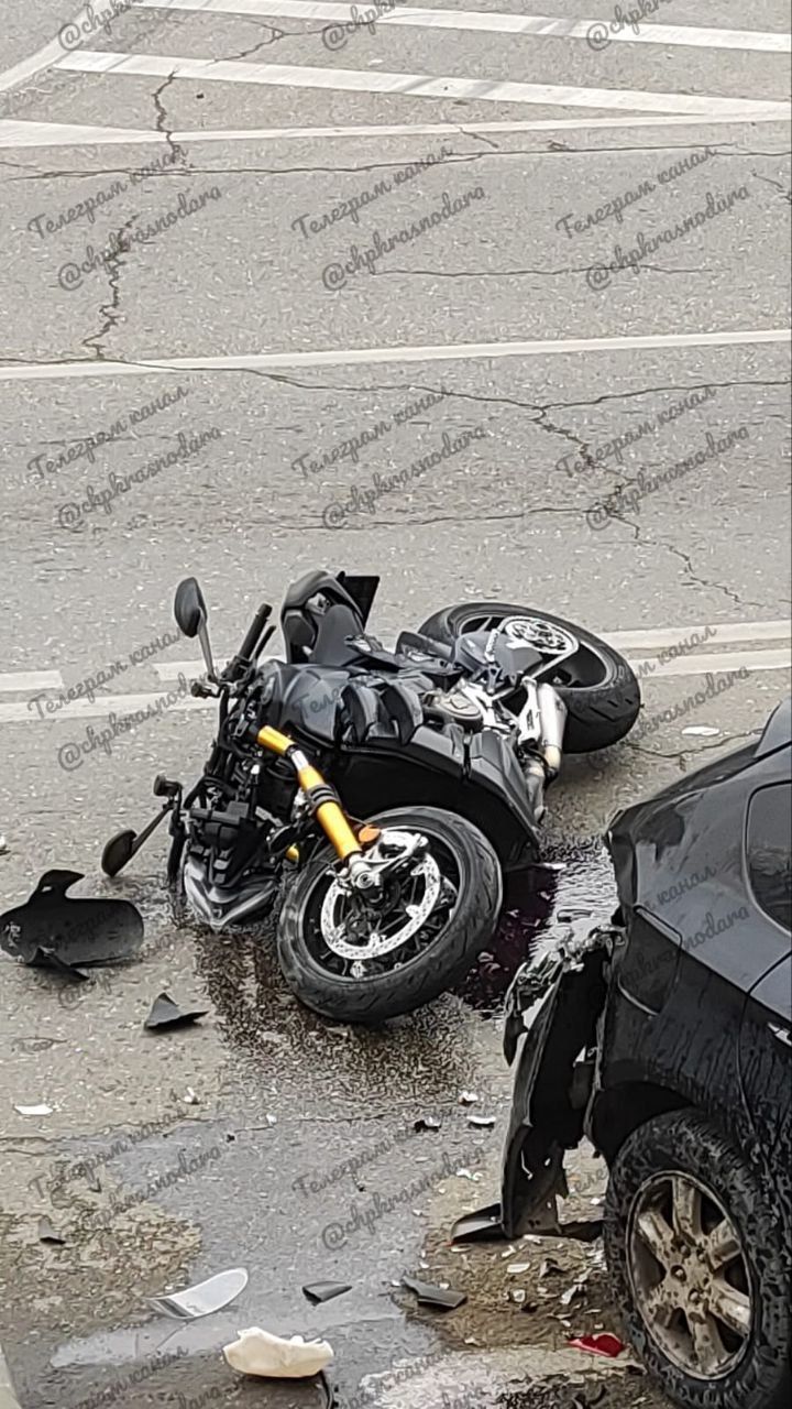 ДТП с мотоциклом