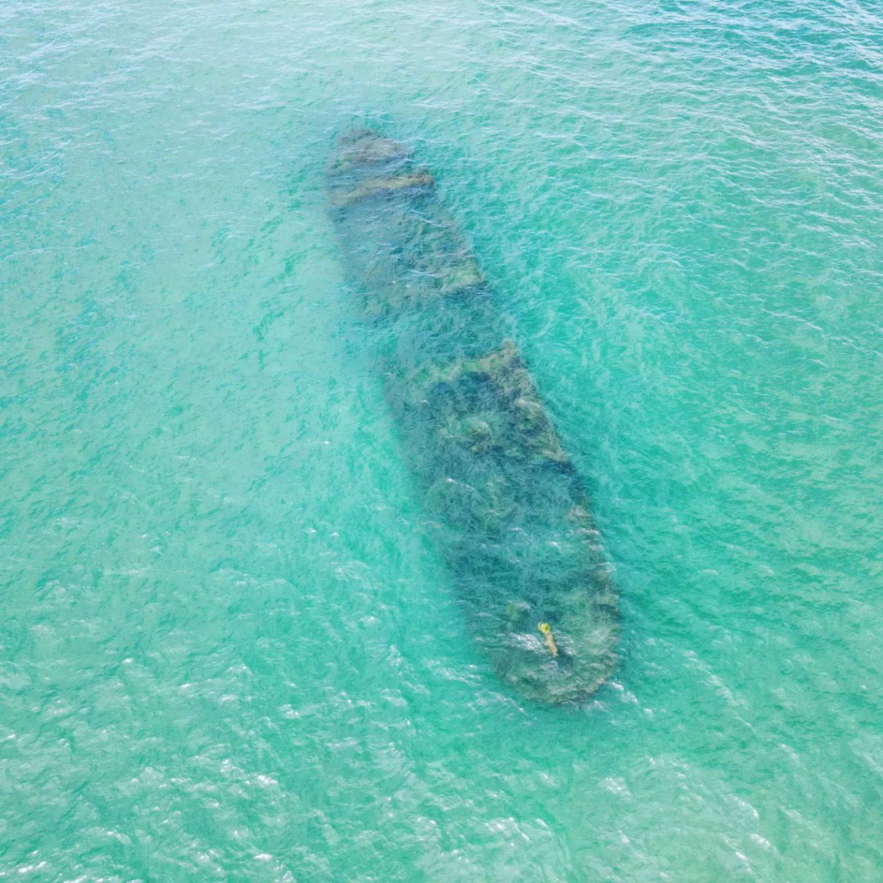 Затонувший под Анапой сухогруз показали с высоты птичьего полета ВИДЕО