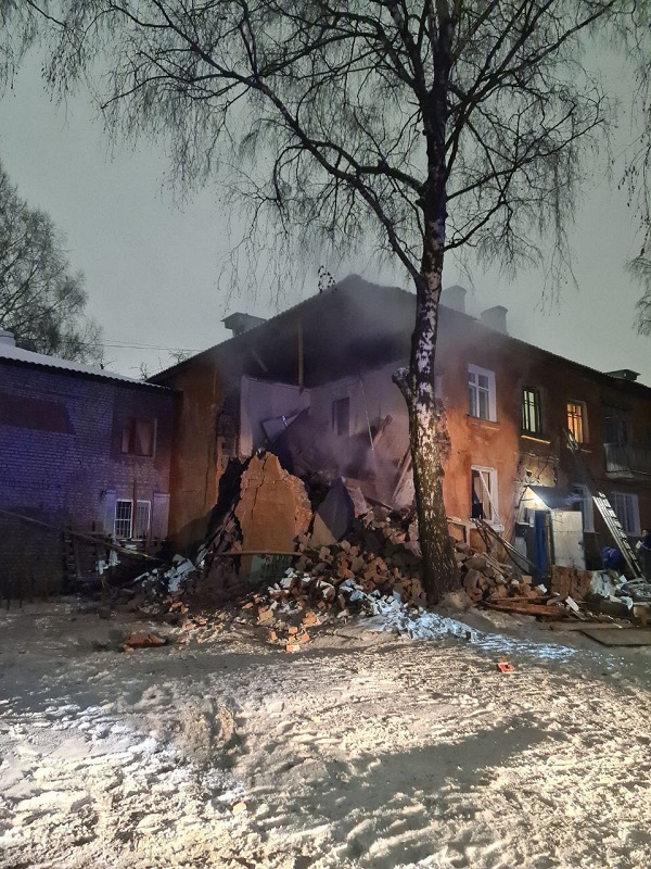 В Рязани прогремел взрыв в жилом доме