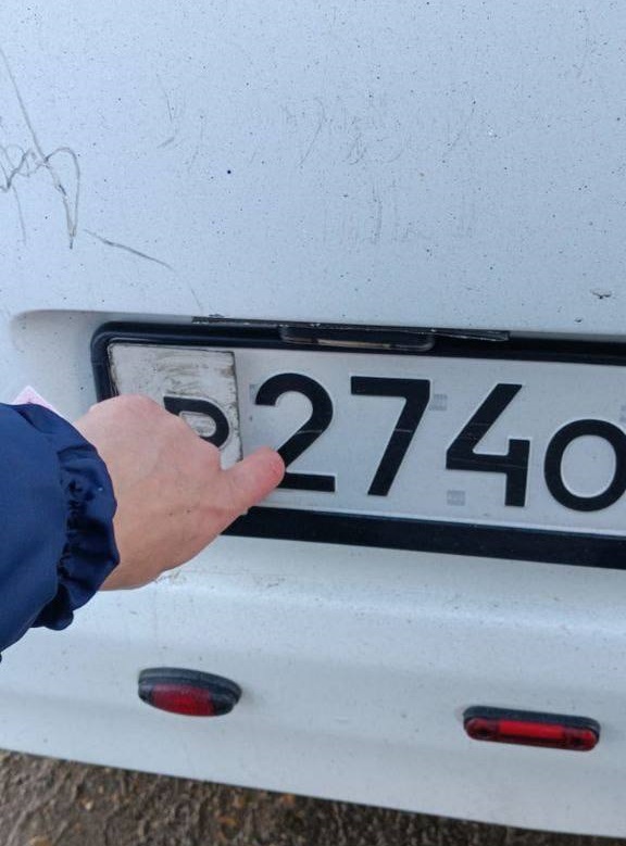 На Кубани водитель автобуса подделал номера, чтобы не получать штрафы