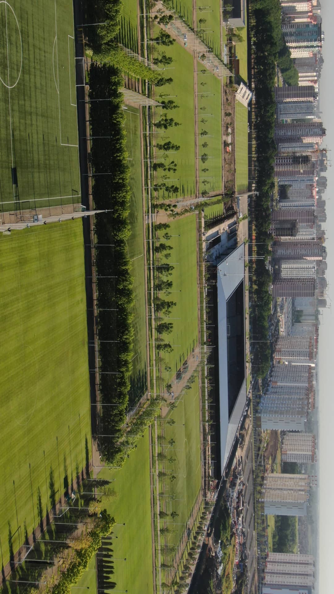 Новый стадион ФК «Краснодар» фотограф снял с высоты птичьего полета