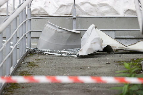 В Северском районе Кубани обломки БПЛА повредили дома и ЛЭП