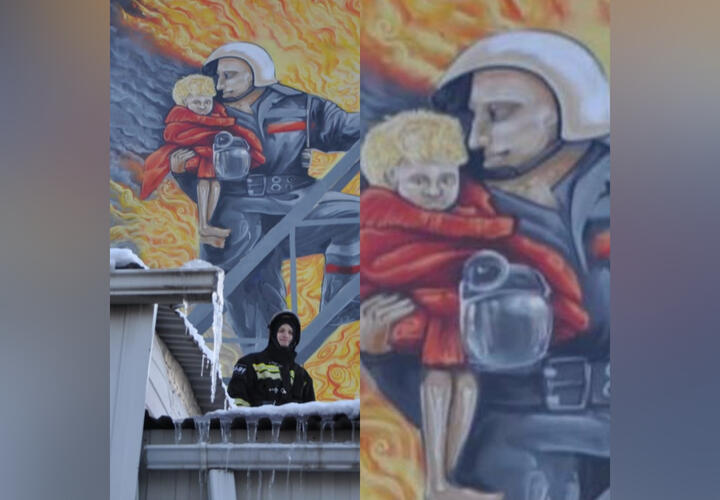 На пожарной части в Анапе появился спорный арт-объект
