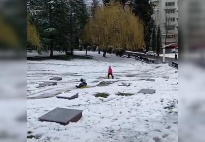 Сочинские дети превратили мемориал воинской славы в аттракцион