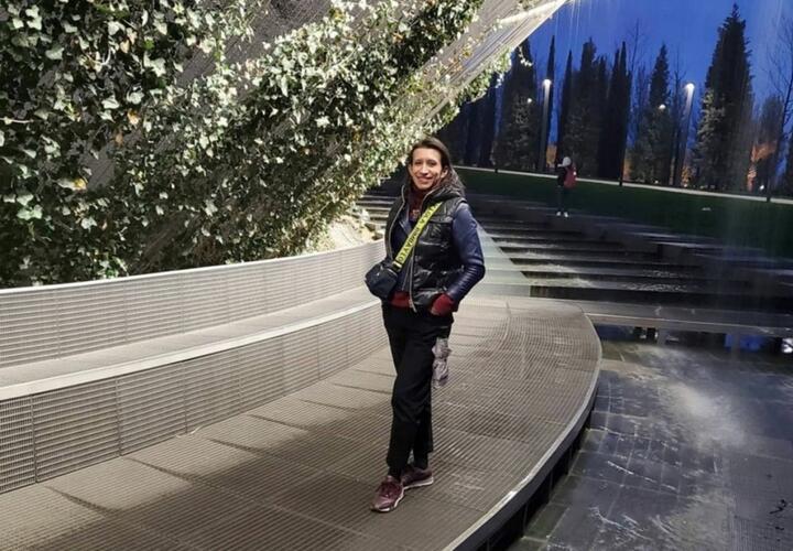 Экс-участница женского шоу Елена Борщева посетила парк «Краснодар»
