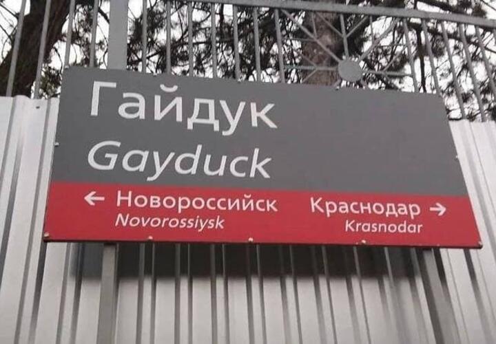 В Краснодарском крае нашли станцию с названием «Гей утка»