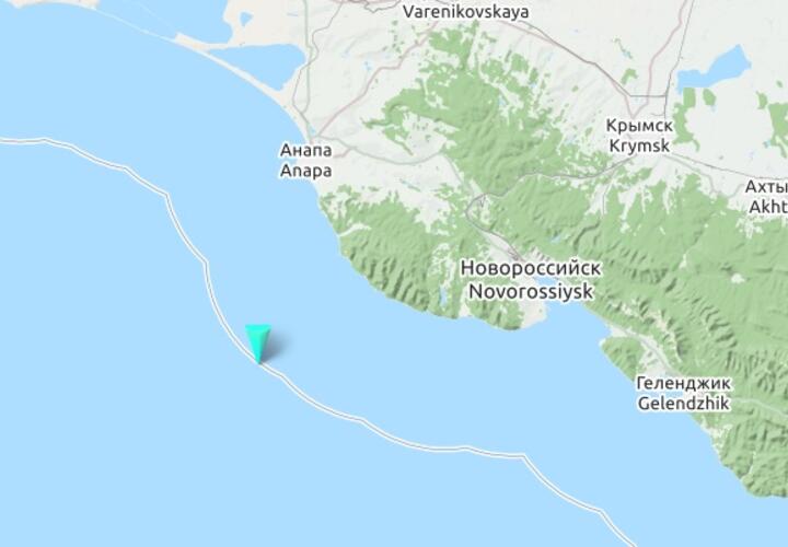 В море между Анапой и Новороссийском произошло землетрясение