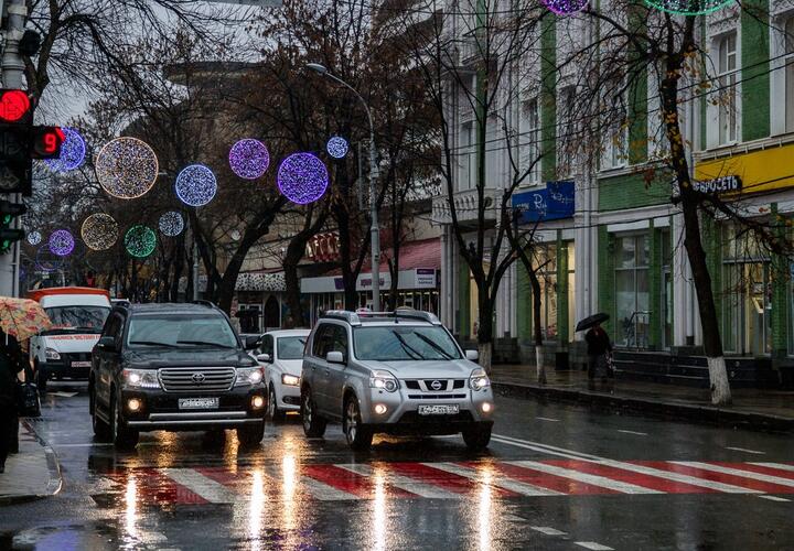 В Краснодарском крае ночью пройдут дожди с мокрым снегом