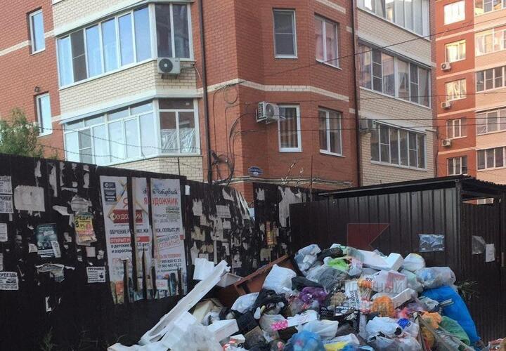 Жители скандального района Краснодара жалуются на гору мусора