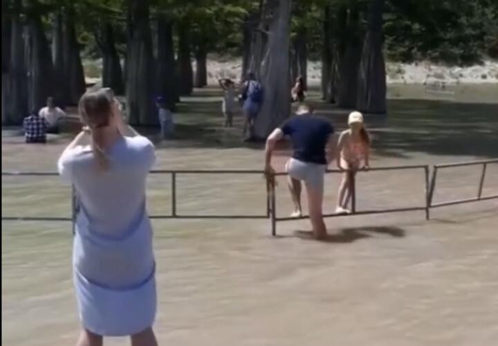 Знаменитым кипарисам на озере Сукко угрожают туристы