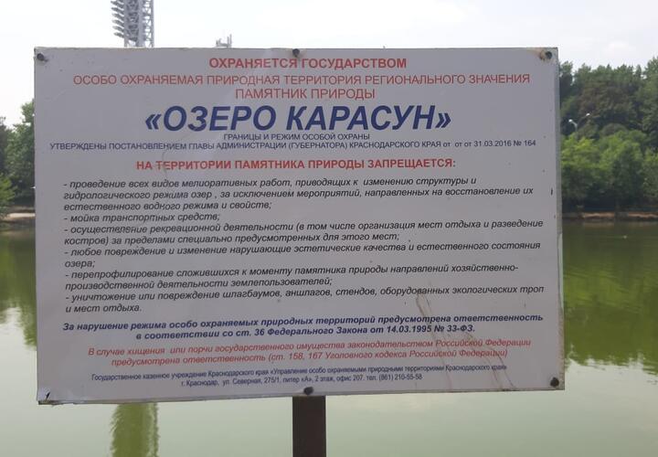 Мэрия Краснодара оправдала сливы канализации в особо охраняемое озеро ВИДЕО