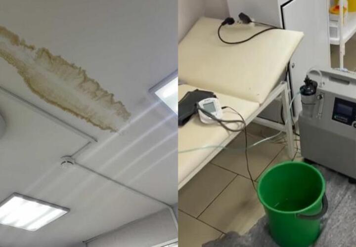 Пациенты сняли потоп в инфекционной больнице Новороссийска ВИДЕО