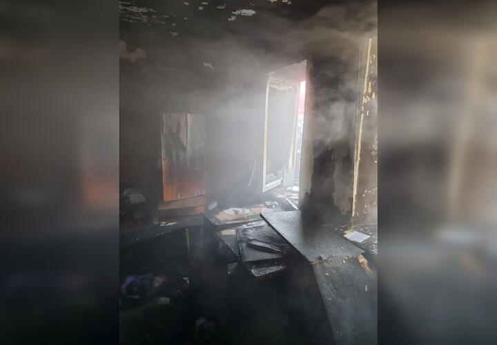 В Кропоткине в пожаре заживо сгорел мужчина
