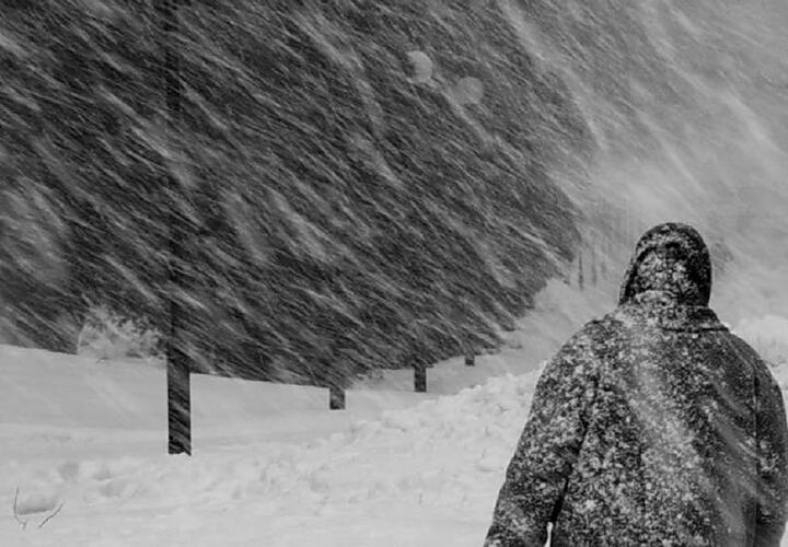 В горах Сочи поднялась снежная буря ВИДЕО