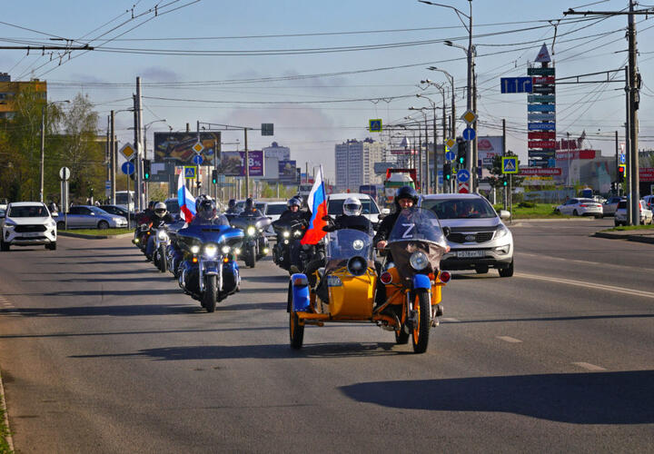 На Кубани прошел мотопробег в поддержку участников спецоперации